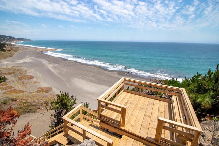 Cabaña Cabañas Casa Keule en Chovellén, Comuna de Pelluhue, Región Del Maule, Chile - Foto 1